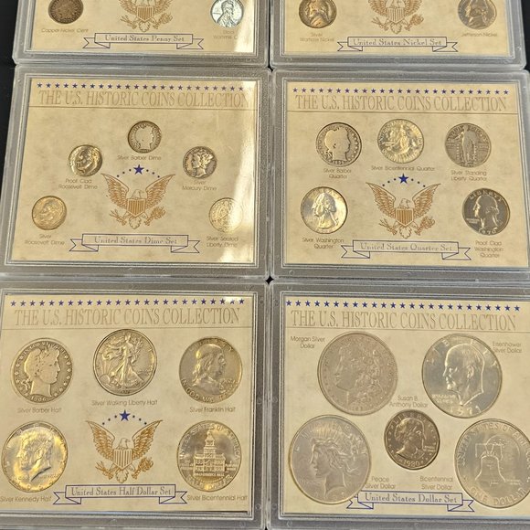150 Years of America Most Famous Coins COMPLETE Set by American Historic Society - Picture 9 of 9